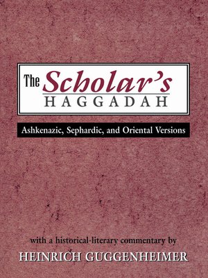 cover image of The Scholar's Haggadah